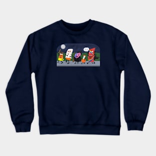 Halloween Candy trick or treating Crewneck Sweatshirt